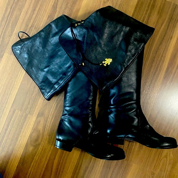 Escasda leather thigh high boots, brand new, size 37 - Picture 1 of 10